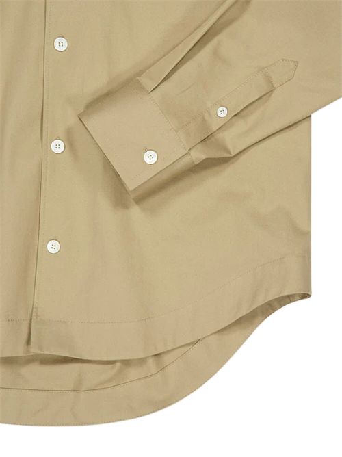 Ami ParisTaupe Cotton Long-Sleeve Shirt Ami Paris | USH810.CO0214A036 BEIGE TAUPE